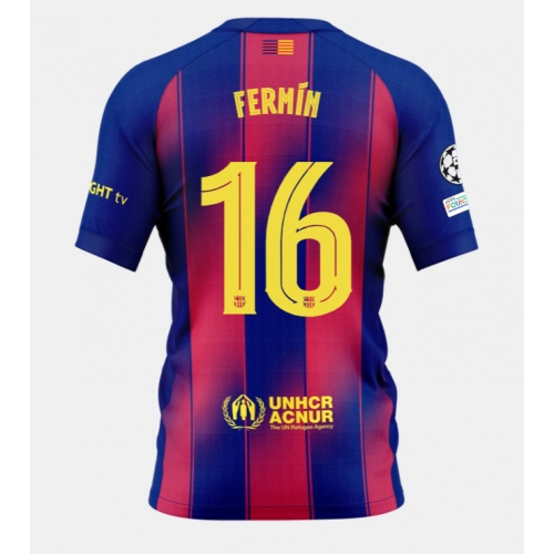 Billige Fotballdrakt Barcelona Fermin Lopez #16 Replika Hjemmedrakt 2025-26 Kortermet Billige Fotballdrakt Barcelona Fermin Lopez #16 Replika Hjemmedrakt 2025-26 Kortermet